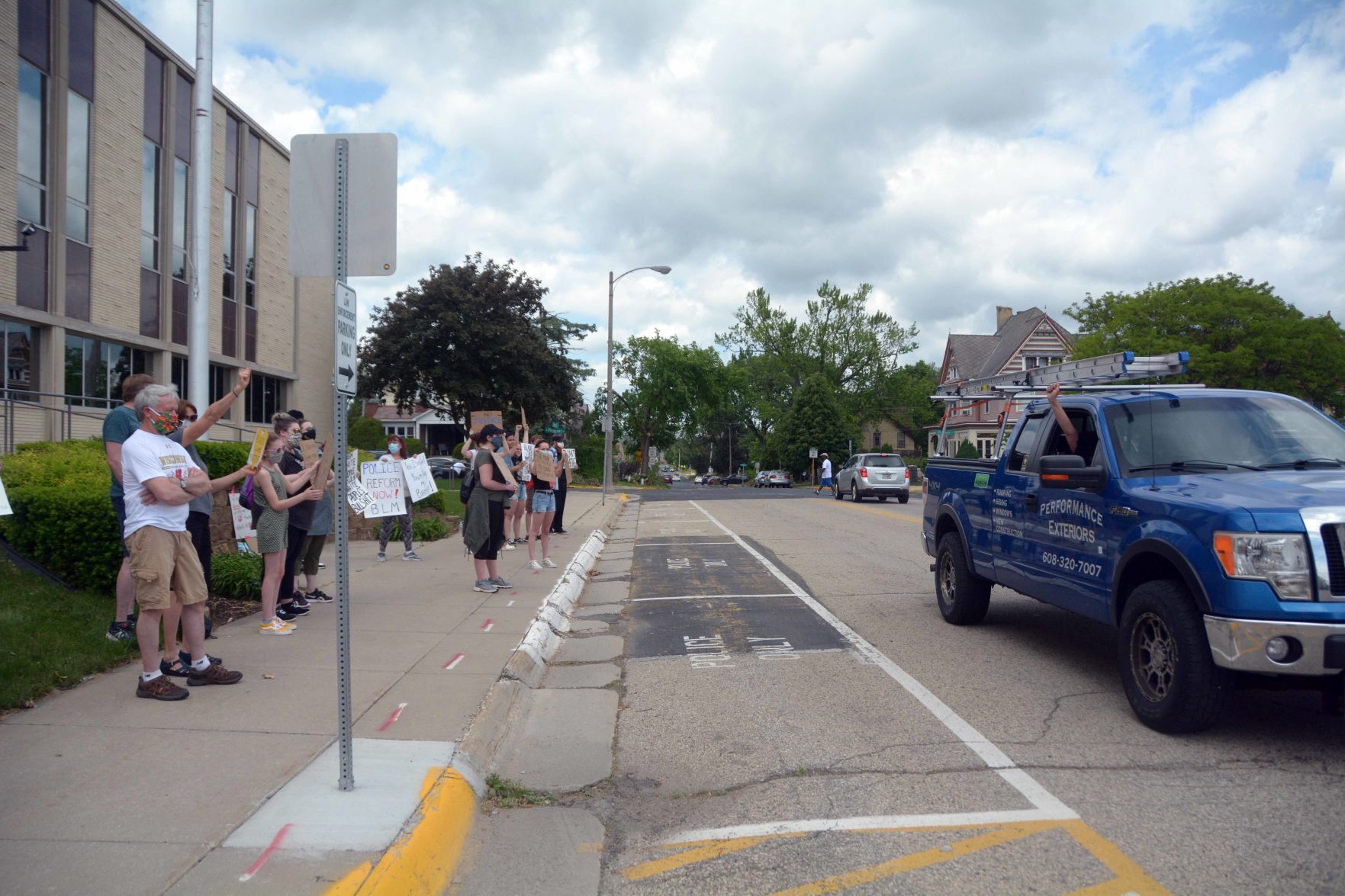 Portage protests police brutality